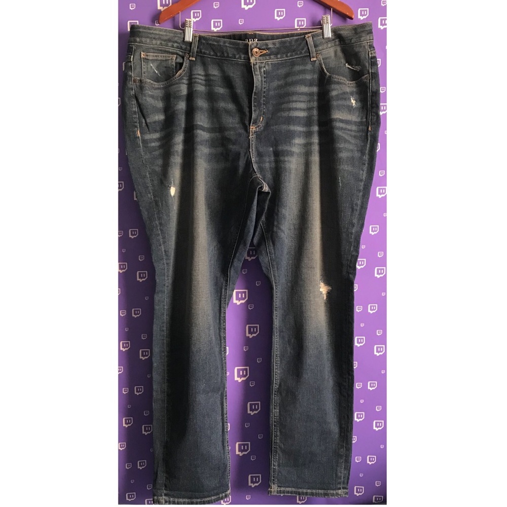 a.n.a Women’s Denim Boyfriend Jeans Plus Size 24W